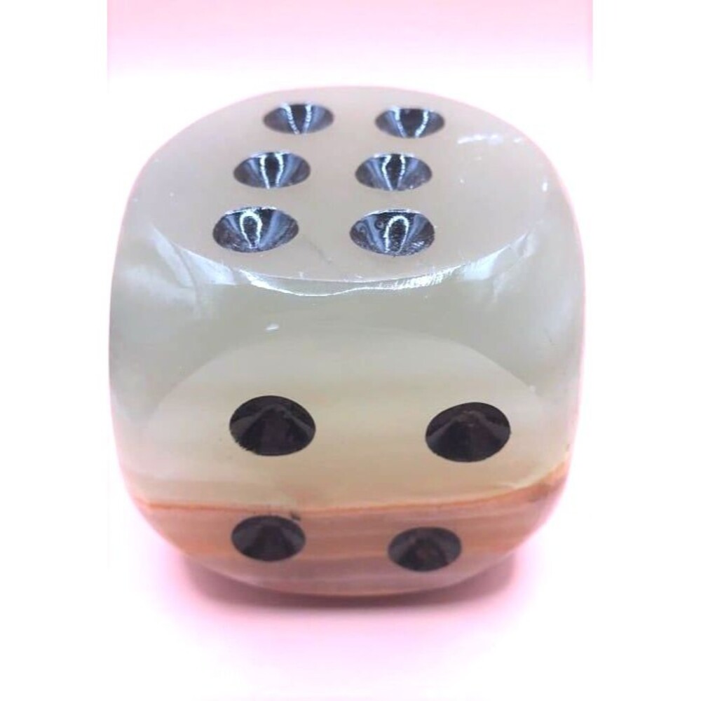 Large Onyx Dice Carving